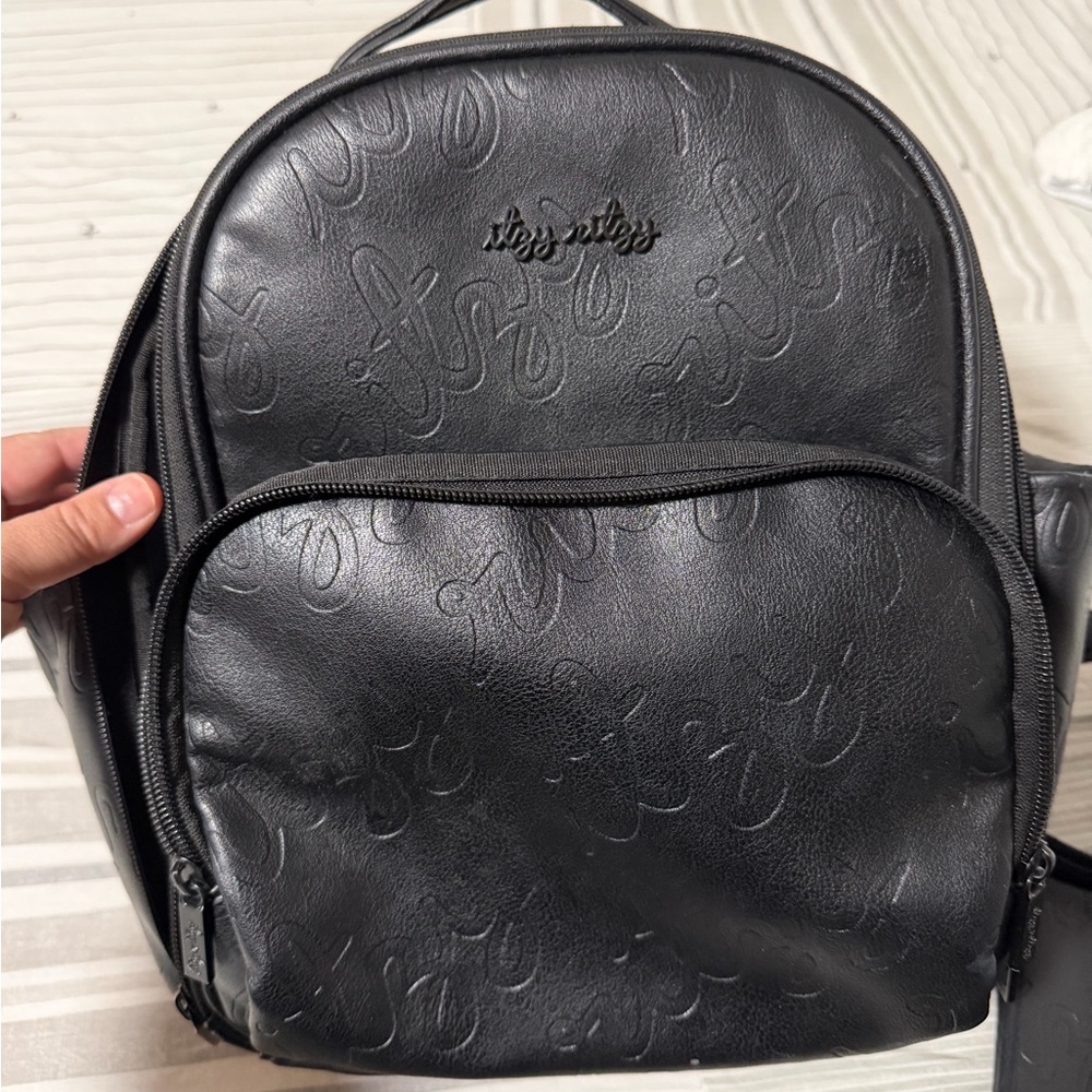 Itzy Ritzy Black Embossed Baby Bag